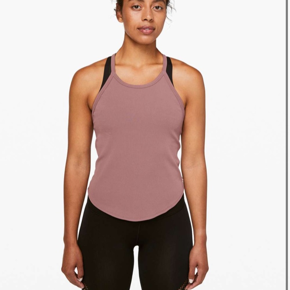 LULULEMON STRONGER AS ONE RIBBED TANK 6